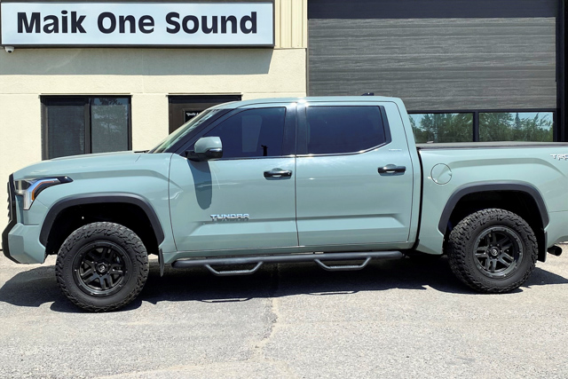 Toyota 2023 Tundra with professional window tint in North Bay